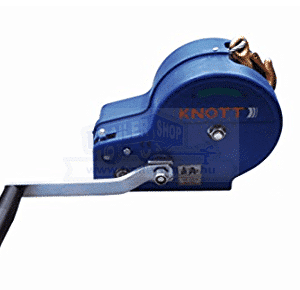 Csörlő 1150kg hevederrel, burkolt, kötőelemekkel, a kép illusztráció